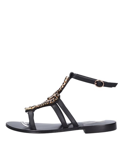 Sandali flat in pelle EMANUELLE VEE | 431M-722-13-NASNERO